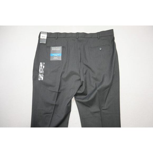 Perry Ellis Dress Pants Travel Lux Modern Fit Charcoal Flat Mens 42 x 30 NWT - Picture 7 of 8